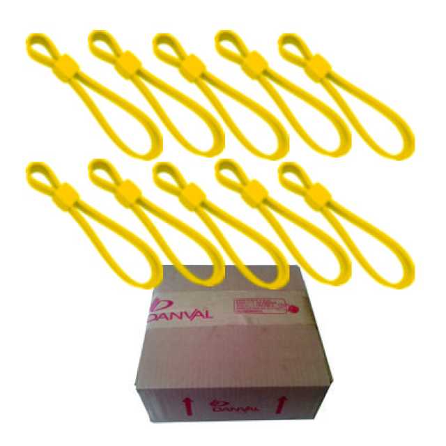 Kit alça 10 amarela para tubo 1 1/4