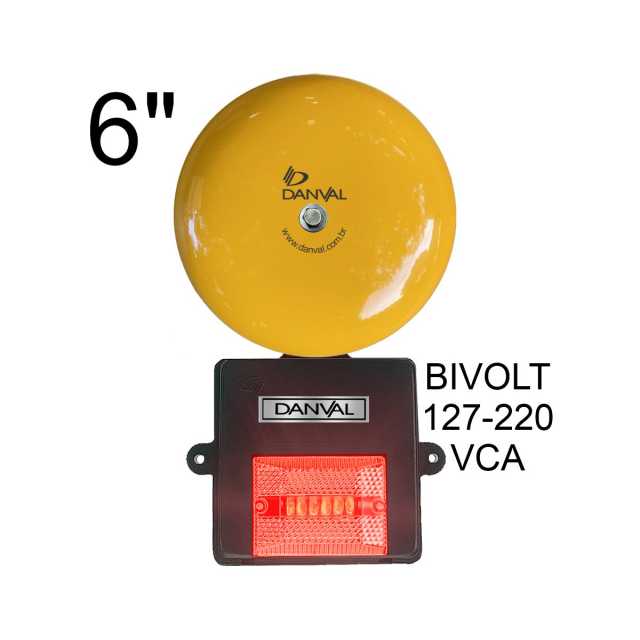 Campainhas de alarme Danval com aviso sonoro profissional
