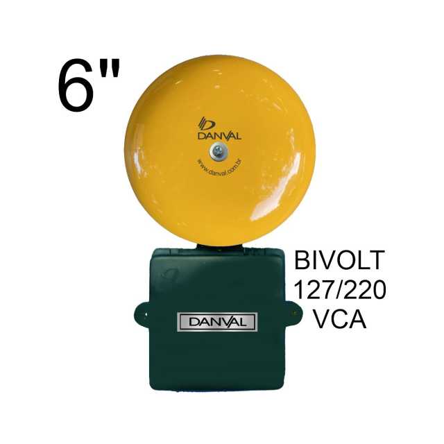 Campainhas de alarme Danval com aviso sonoro profissional